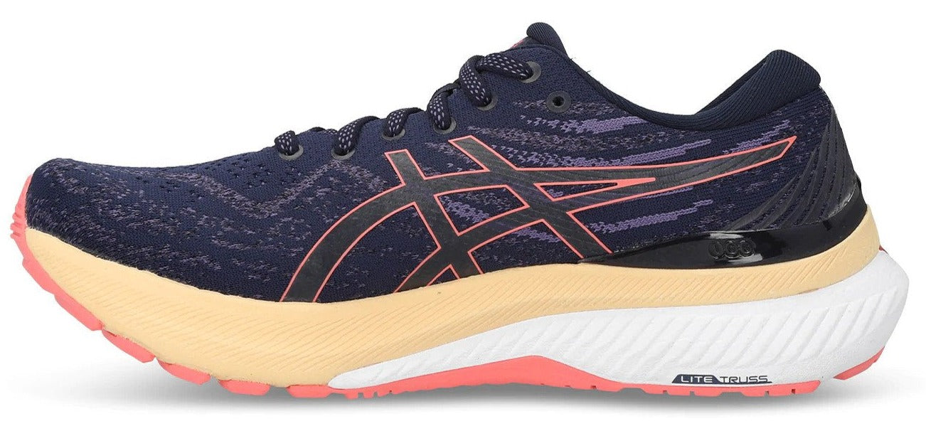 ASICS Women's GEL-Kayano 29 Running Shoes - Midnight/Papaya