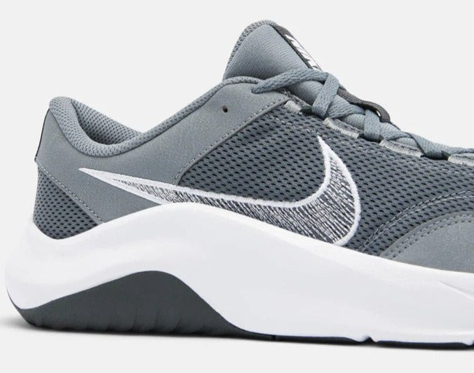 Nike Men's Legend Essential 3 Next Nature Training Shoes - Smoke Grey/Dark Smoke Grey/White