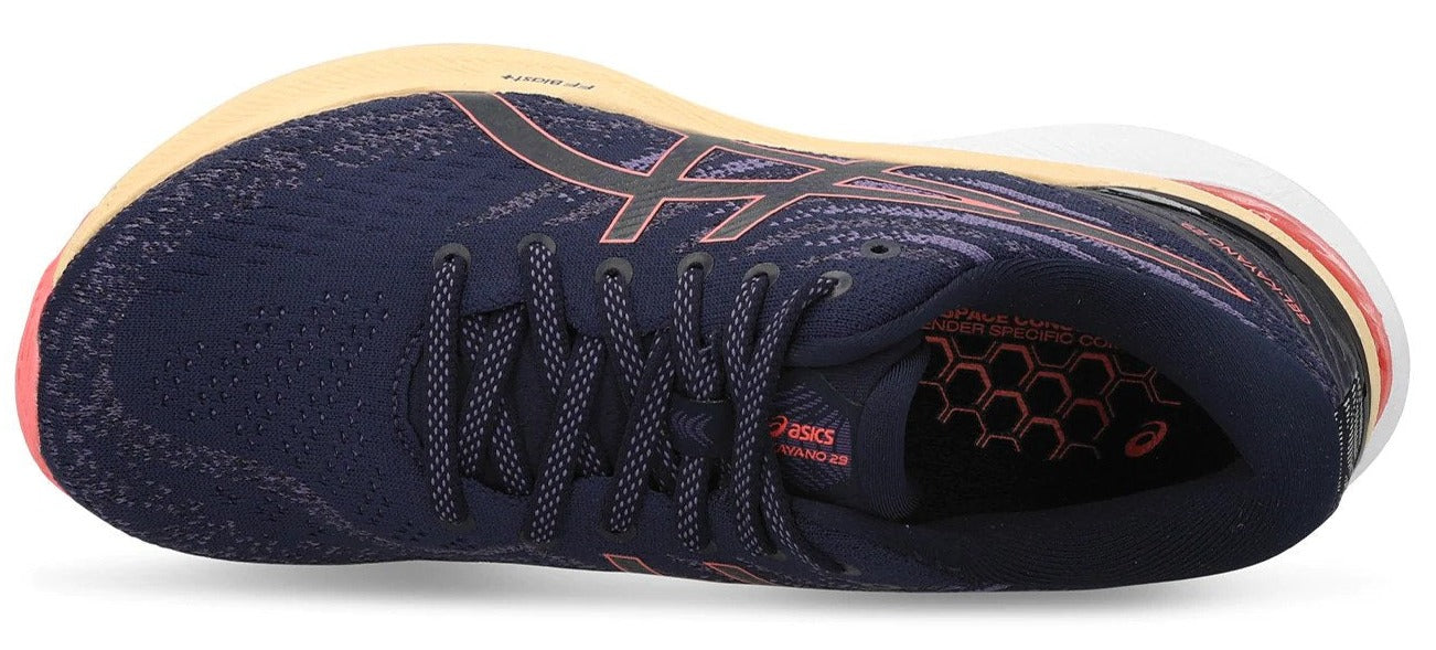 ASICS Women's GEL-Kayano 29 Running Shoes - Midnight/Papaya