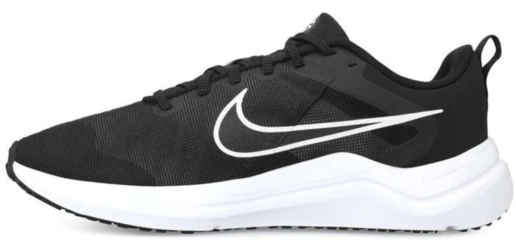 Nike Men's Downshifter 12 Running Shoes - Black/White/Dark Smoke Grey