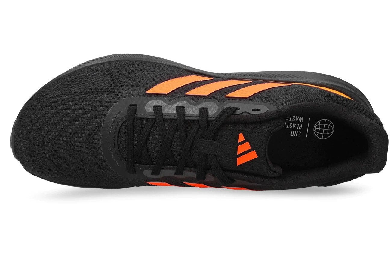 Adidas Men's Runfalcon 3.0 Running Shoes - Core Black/Screaming Orange/Carbon Black