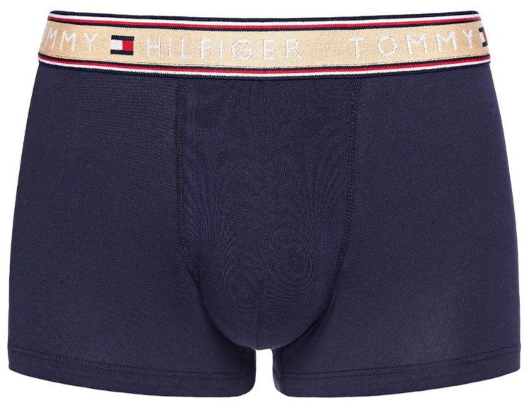 Tommy Hilfiger Men's Cotton Stretch Trunk 3-Pack - Currant/Multi