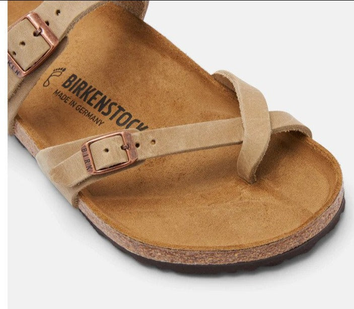 Birkenstock Unisex Mayari Regular Fit Sandals - Tobacco Brown