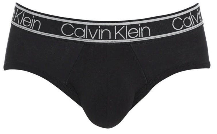 Calvin Klein Men's Bamboo Comfort Hip Briefs 3-Pack - Black