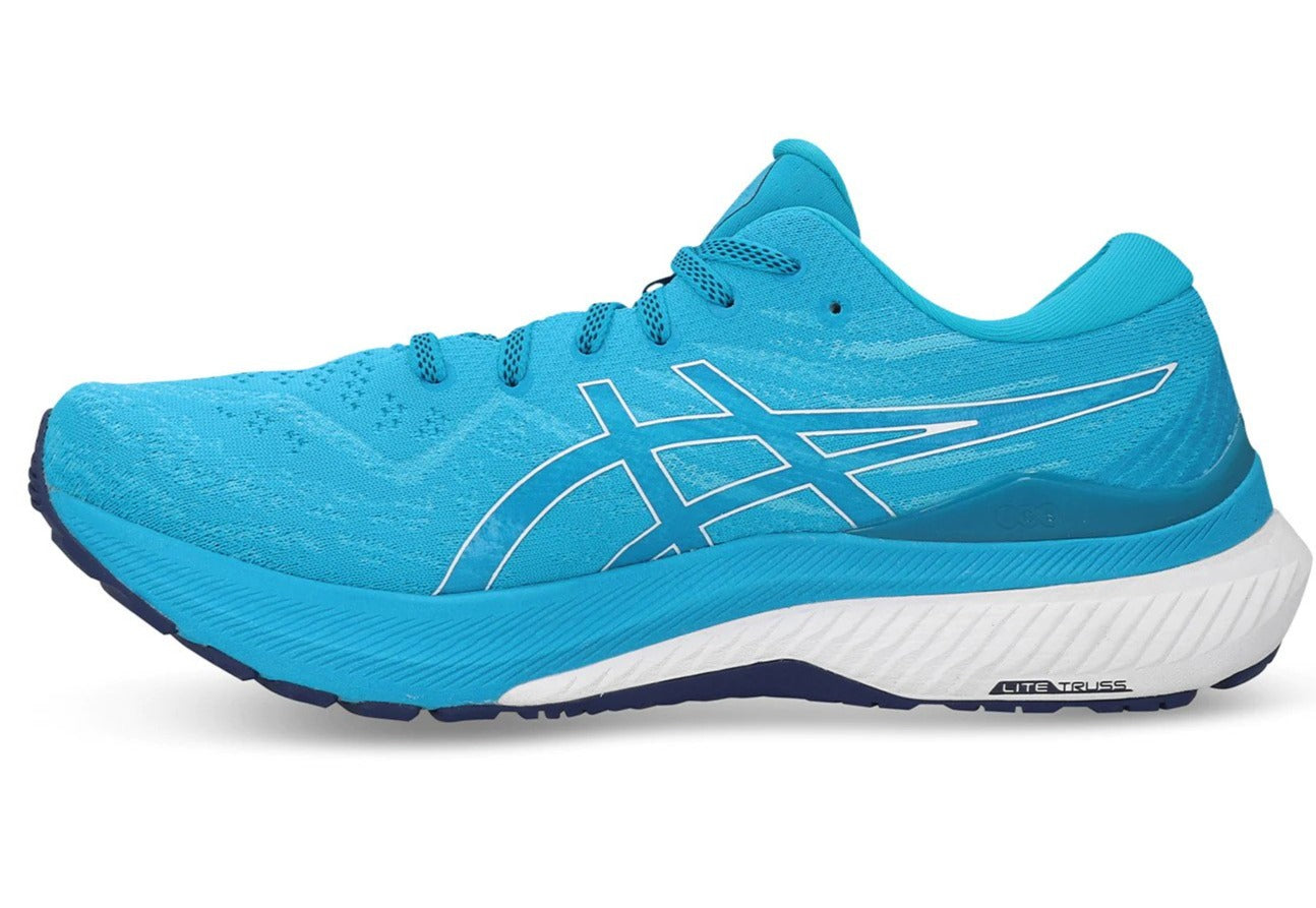 ASICS Men's GEL-Kayano 29 Running Shoes - Island Blue/White