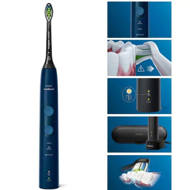 Philips Sonicare HX6851/56 Rechargeable Clean Whitening Electric Toothbrush Navy