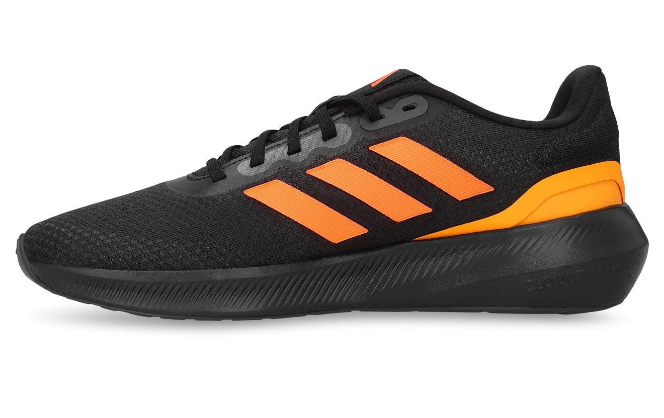 Adidas Men's Runfalcon 3.0 Running Shoes - Core Black/Screaming Orange/Carbon Black