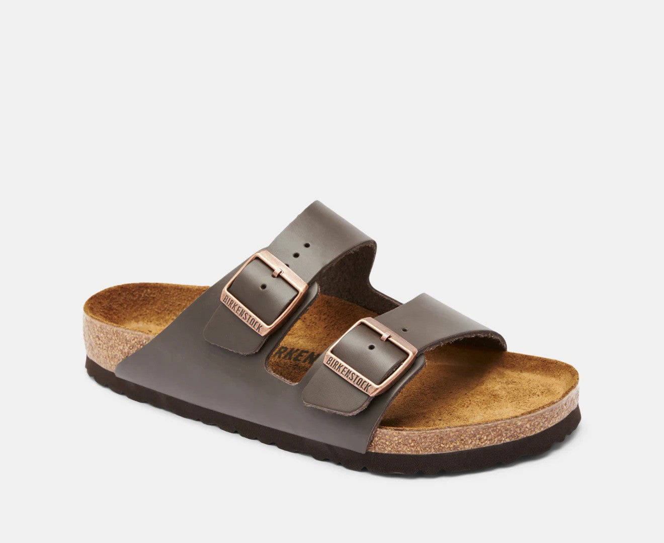 Birkenstock Unisex Arizona Regular Fit Sandals - Dark Brown