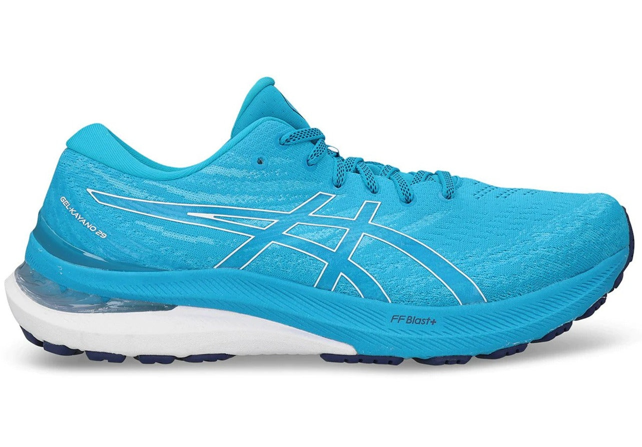 ASICS Men's GEL-Kayano 29 Running Shoes - Island Blue/White