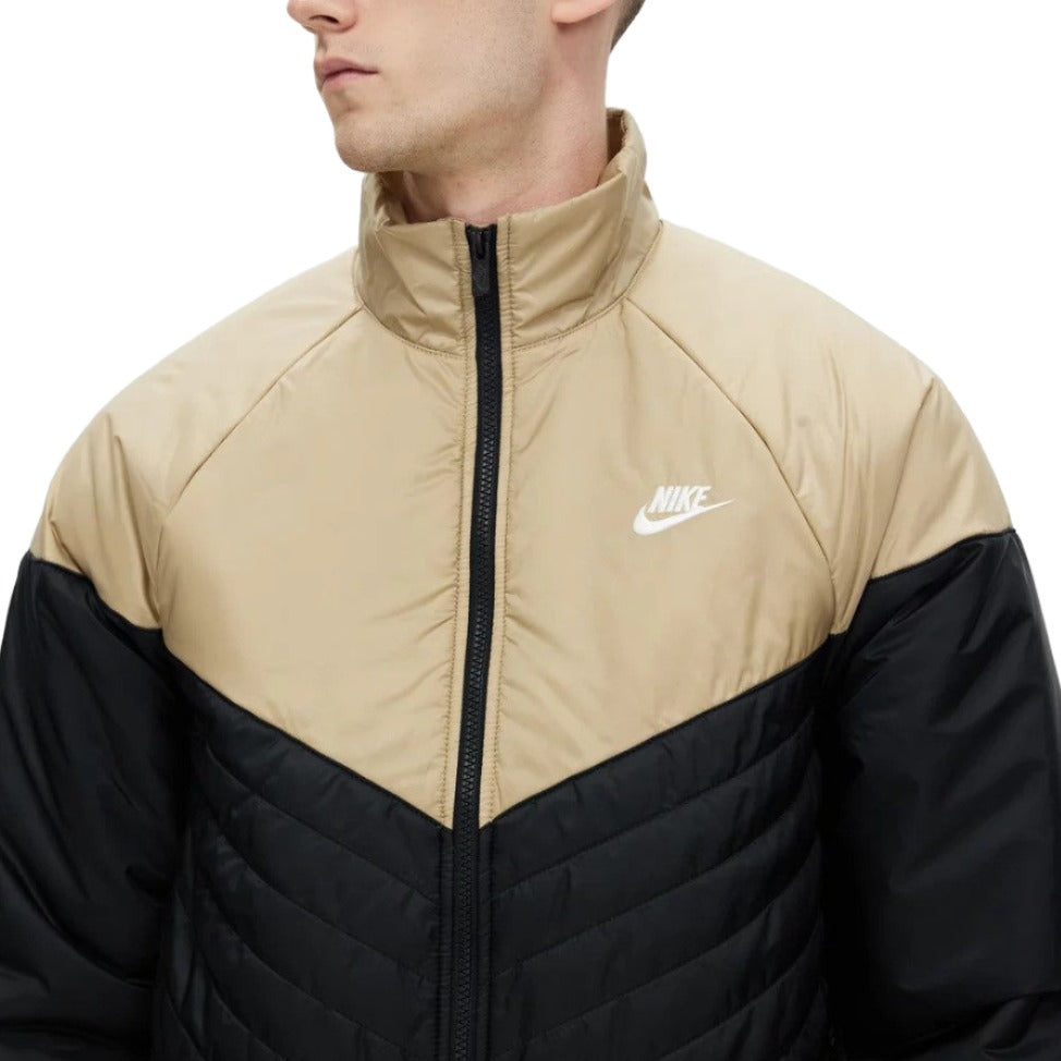 Nike Mens Sportswear Windrunner Therma-FIT Water-Resistant Puffer Jacket - Black