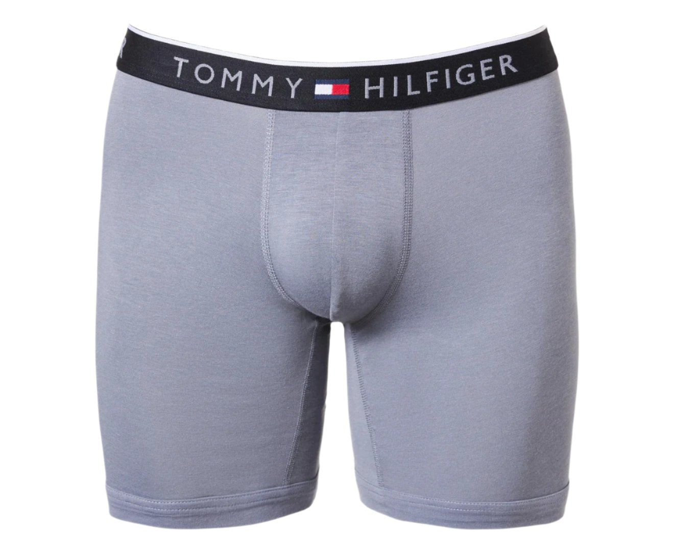 Tommy Hilfiger Men's Smooth Stretch Boxer Briefs 3-Pack - Graphite/Burgundy/Navy