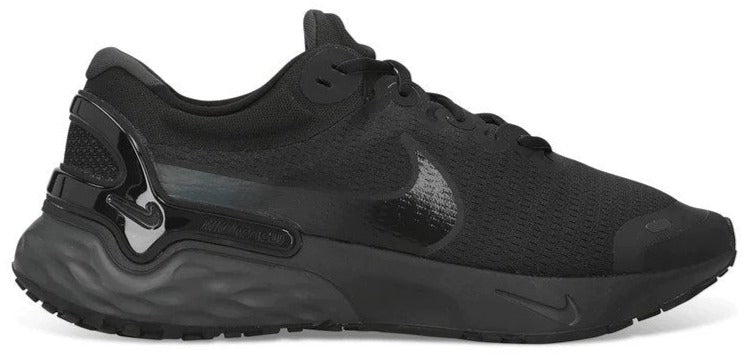 Nike Men's Renew Run 3 Running Shoes - Black/Dark Smoke Grey