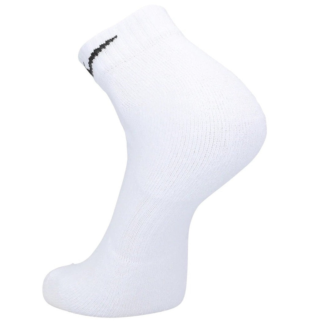 Nike Unisex Everyday Cotton Cushioned Low Socks 3-Pack - White