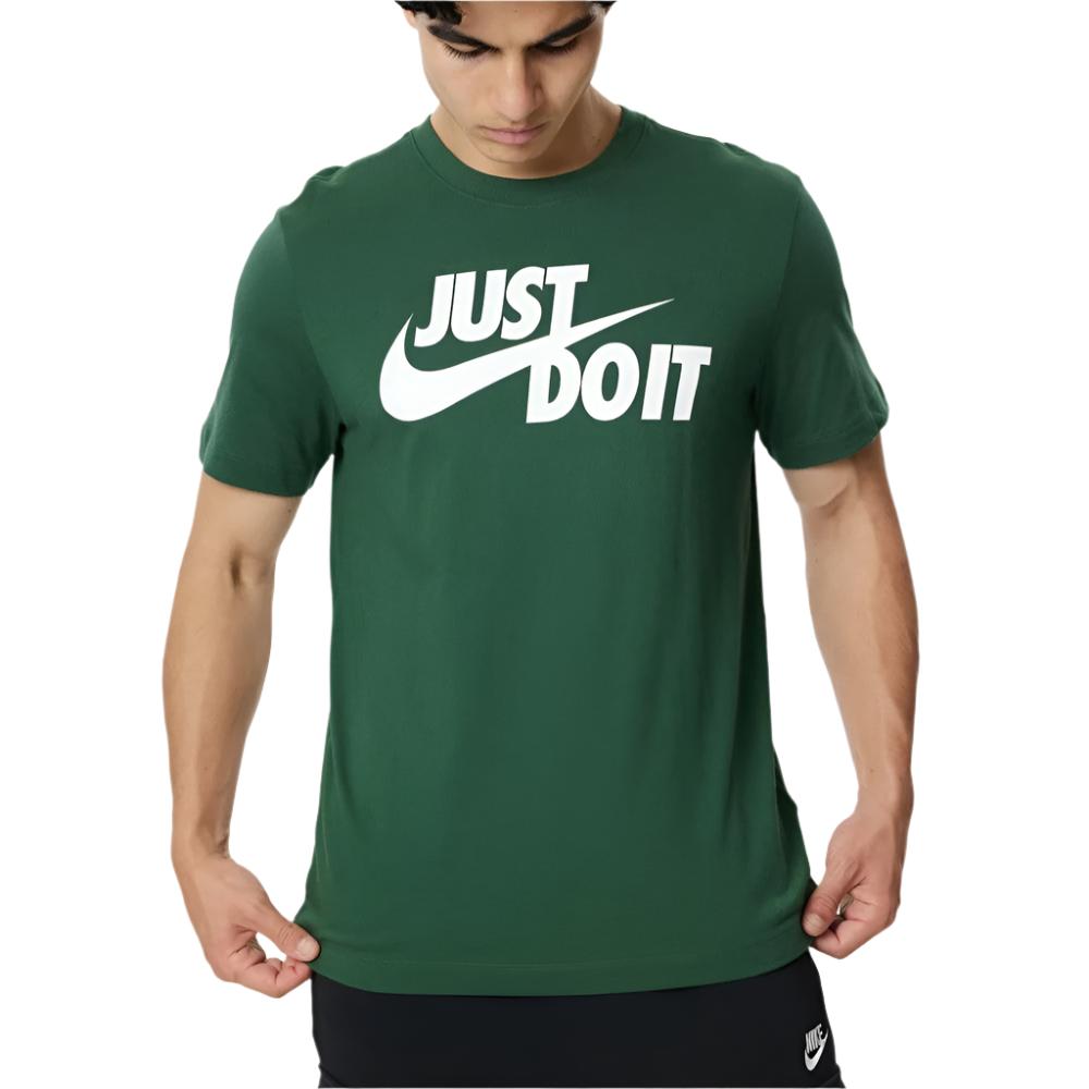 Nike Mens Sportswear Just Do It Swoosh Tee - Fir/White