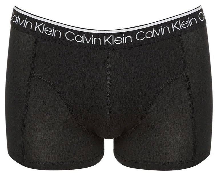 Calvin Klein Men's Cotton Stretch Trunks 3-Pack - Black/White