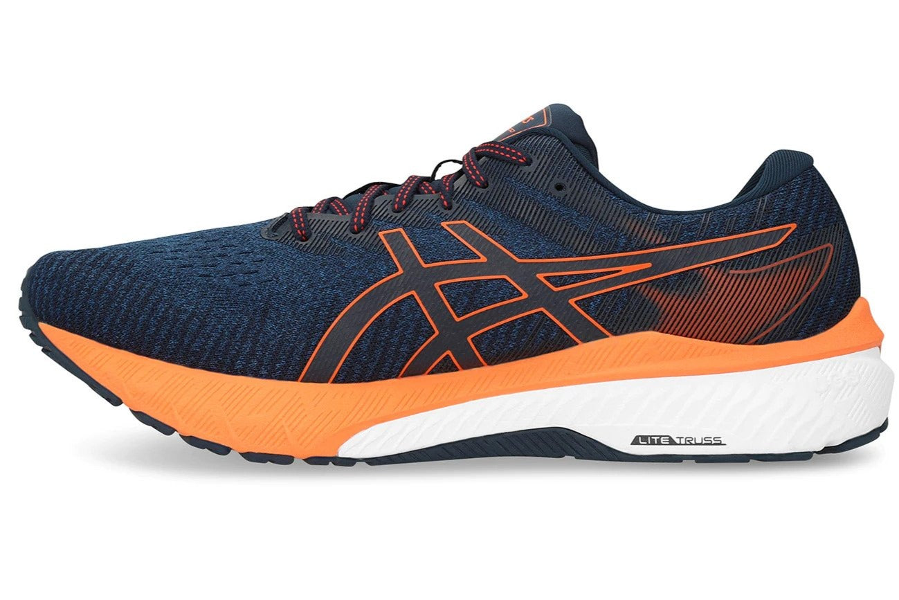 ASICS Men's GT-2000 10 Running Shoes - Mako Blue/Shocking Orange