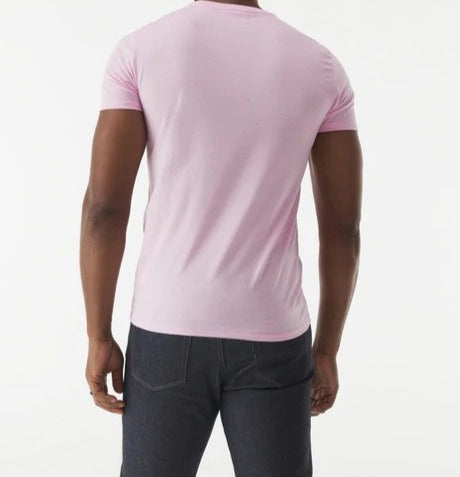 Lacoste Men's Short Sleeve Crew Neck Tee / T-Shirt / Tshirt - Albizia Pink