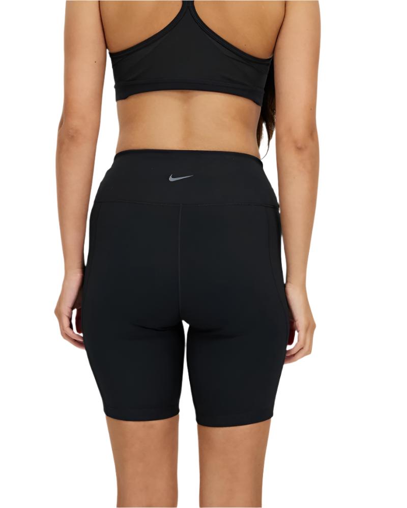 Nike Women's Dri-FIT One High Rise Leak Period Protection 8in Shorts - Black