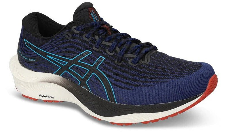 ASICS Men's GEL-Kayano Lite 3 Running Shoes - Indigo Blue/Black