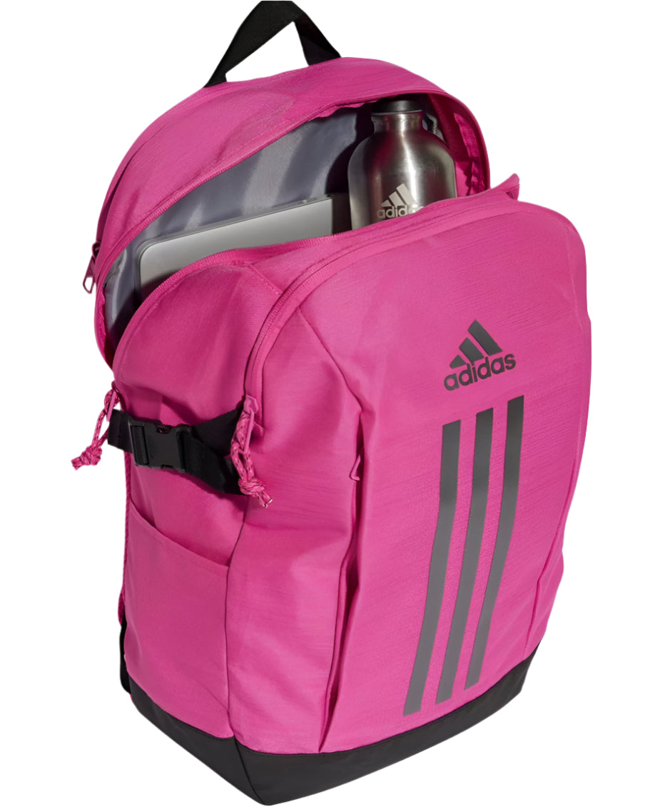 Adidas Power Backpack - Semi Lucid Fuchsia/ Iron Metallic