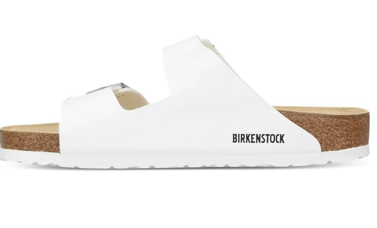 Birkenstock Unisex Arizona Regular Fit Sandals - White