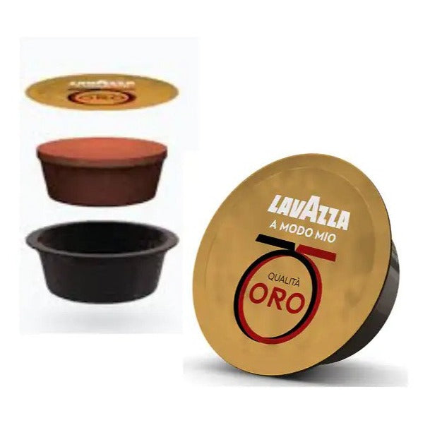 Lavazza A Modo Mio Qualita Oro Coffee Capsules 8 x 12 Pack 96 Pods Intensity 12