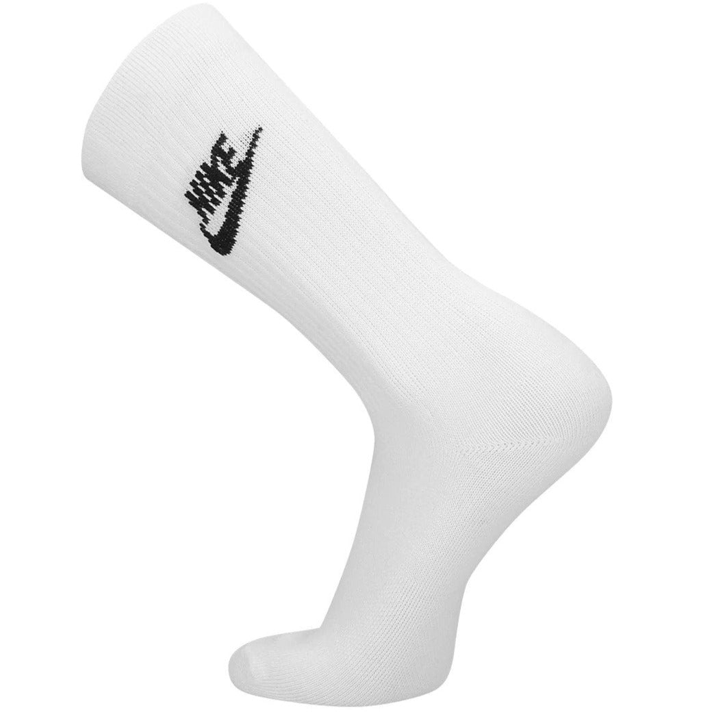 Nike Unisex Everyday Essential Crew Socks 3-Pack - White/Black