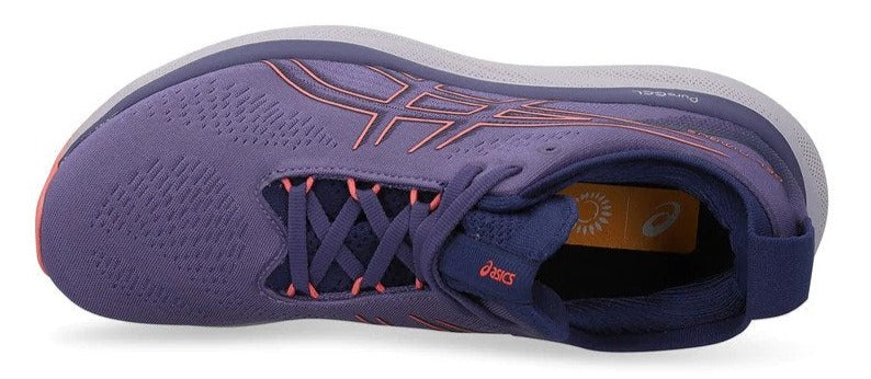 ASICS Women's GEL-Nimbus 25 Running Shoes - Dusty Purple/Papaya