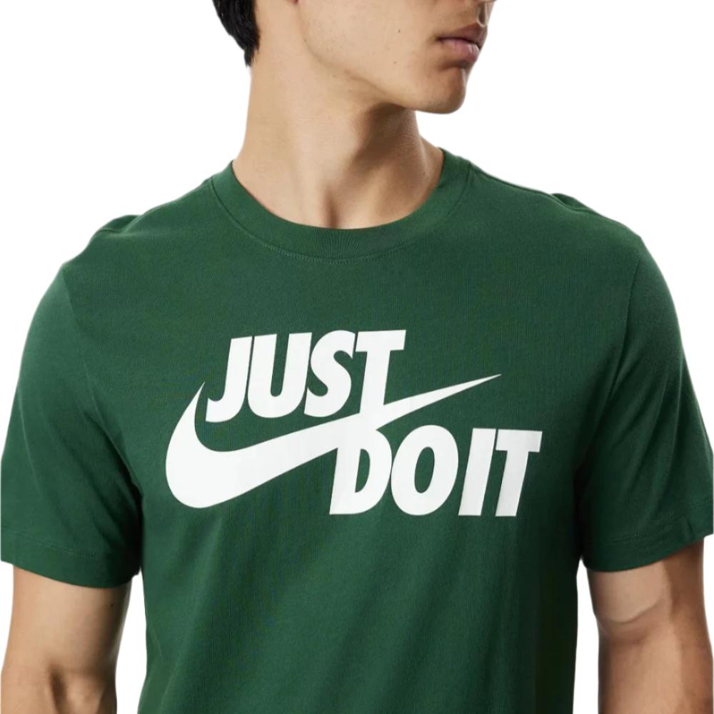 Nike Mens Sportswear Just Do It Swoosh Tee - Fir/White