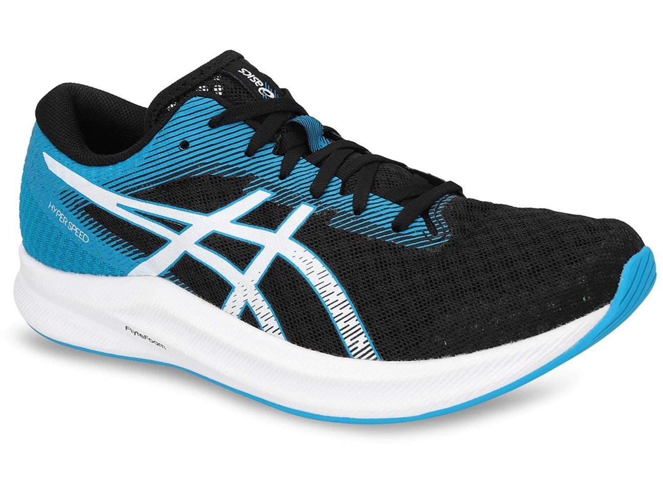 ASICS Men's Hyper Speed 2 Running Shoes - Black/Island Blue