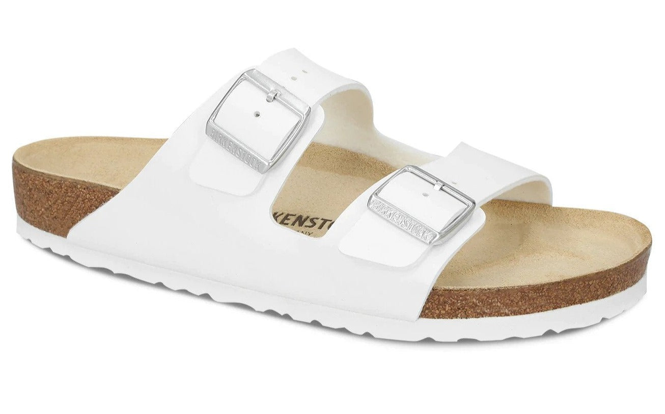 Birkenstock Unisex Arizona Regular Fit Sandals - White