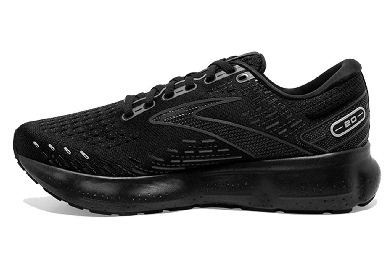 Brooks Men's Glycerin 20 Wide Fit Running Shoes - Black/Ebony