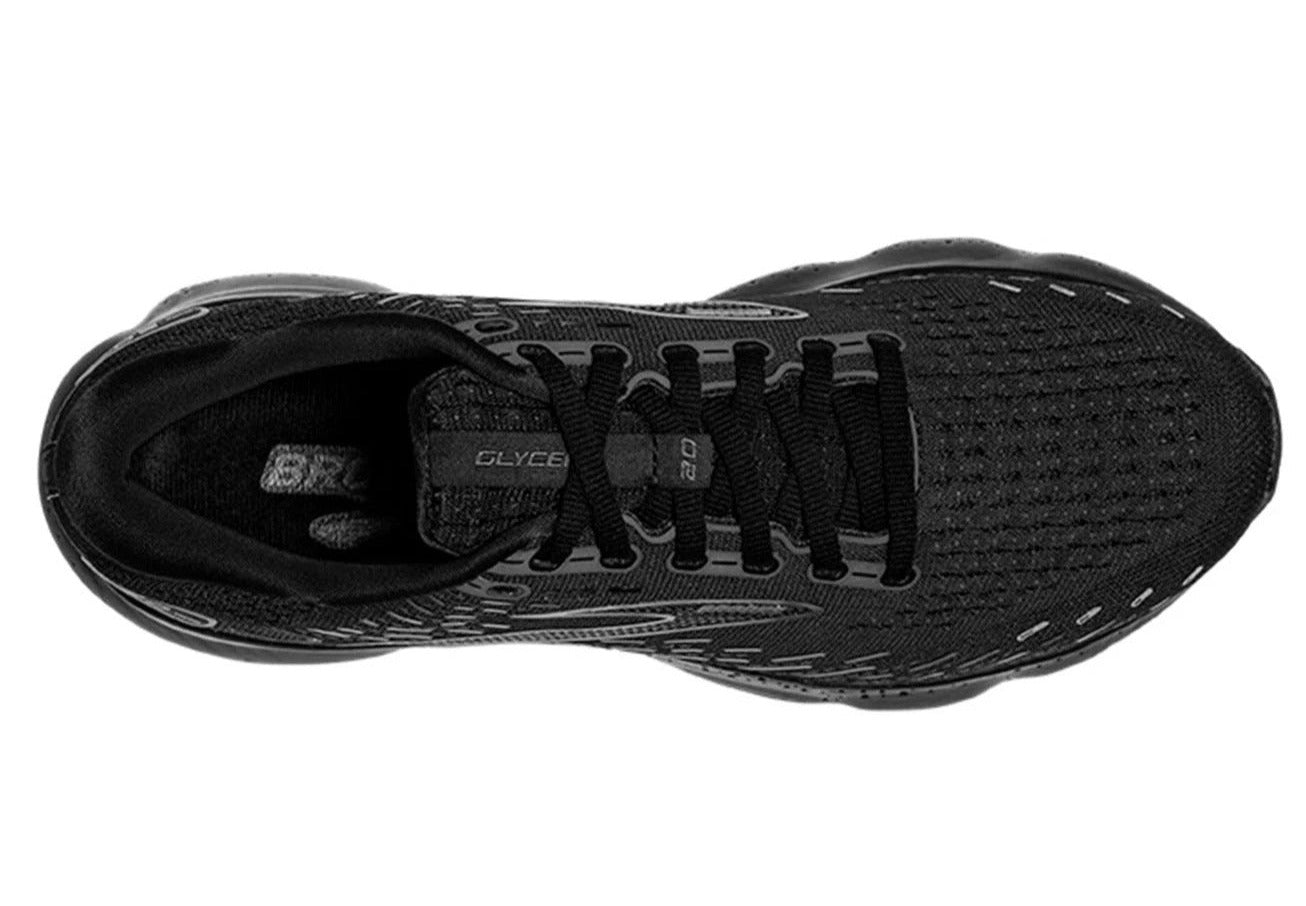 Brooks Men's Glycerin 20 Wide Fit Running Shoes - Black/Ebony