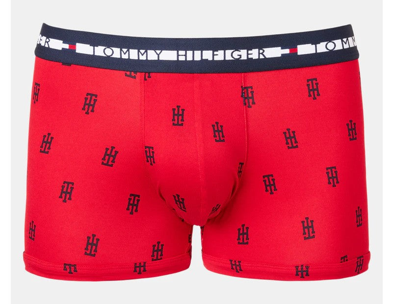 Tommy Hilfiger Men's TH Comfort+ Trunks 3-Pack - Red/Navy/Blue