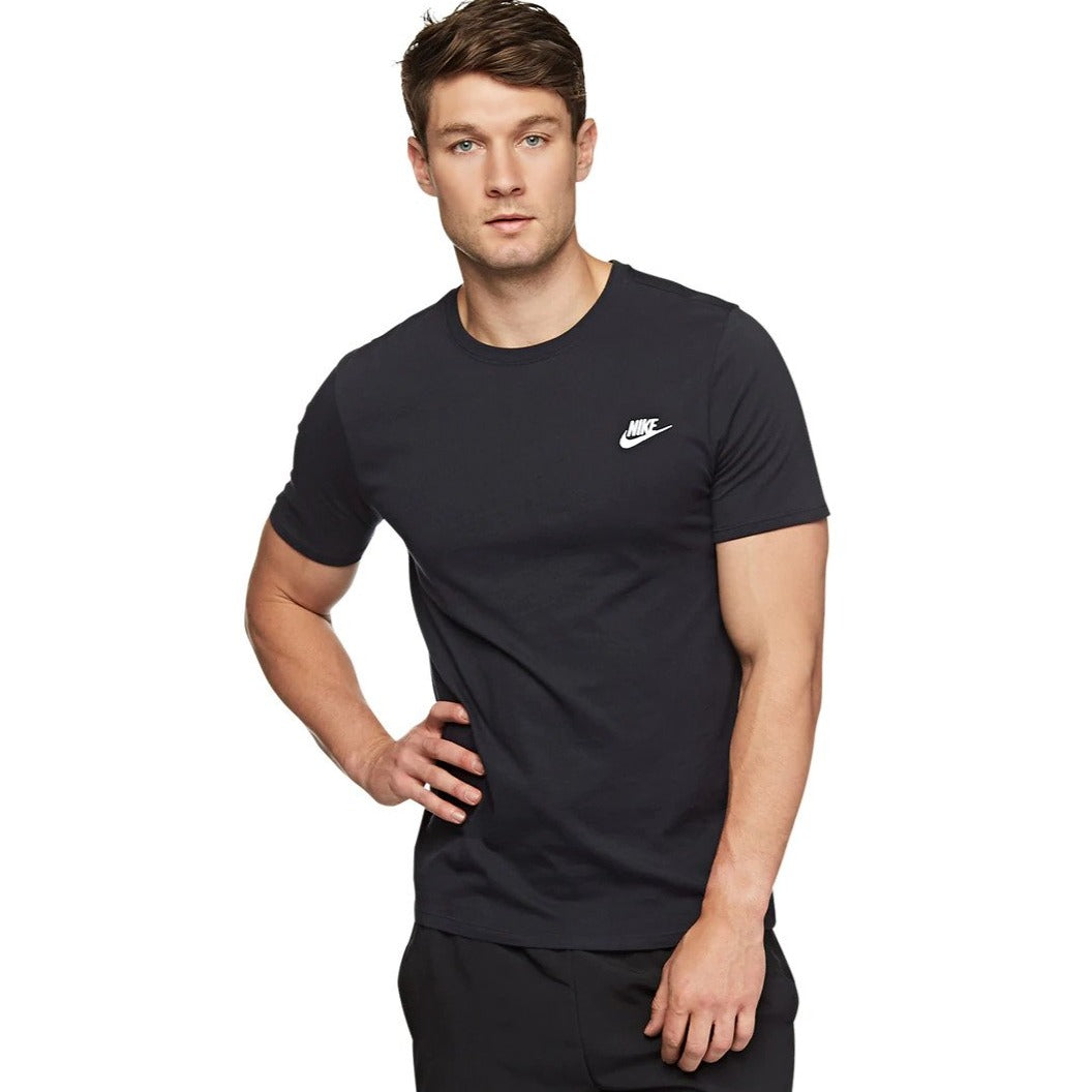 Nike Sportswear Mens Embroidered Club Tee - Navy