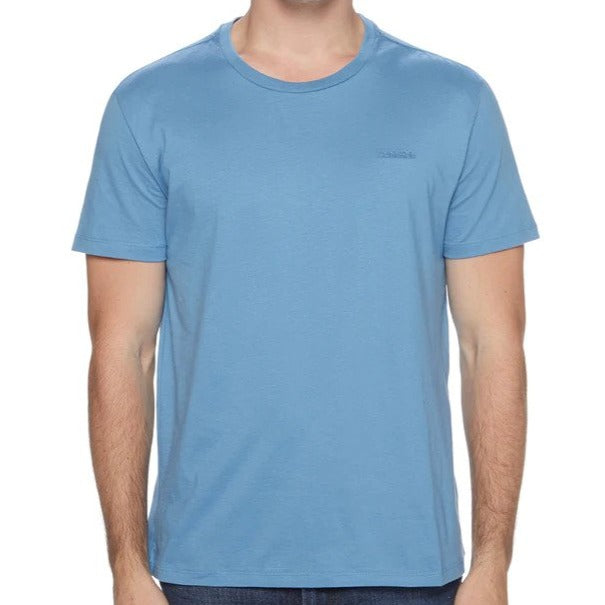 Calvin Klein Men's Prima Cotton Crew Tee / T-Shirt / Tshirt - Cyaneus