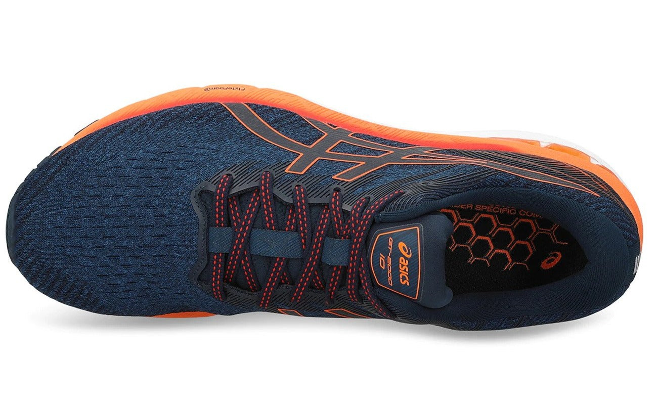 ASICS Men's GT-2000 10 Running Shoes - Mako Blue/Shocking Orange