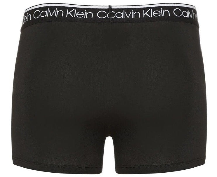 Calvin Klein Men's Cotton Stretch Trunks 3-Pack - Black/White