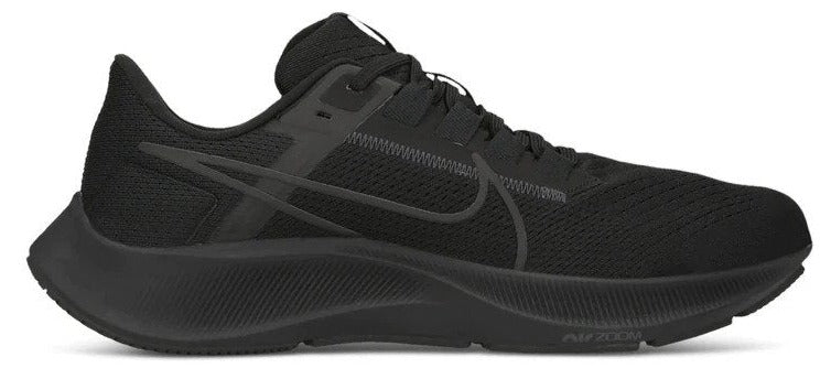 Nike Men's Air Zoom Pegasus 38 Running Shoes - Black/Anthracite/Volt