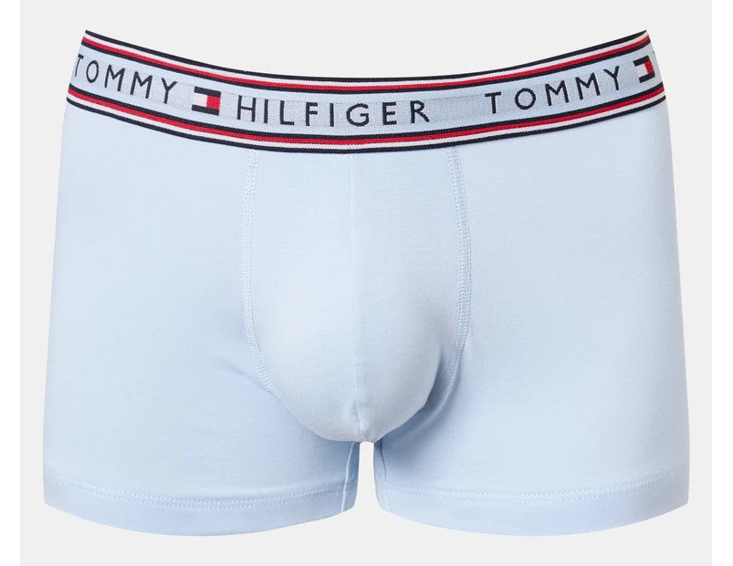 Tommy Hilfiger Men's Cotton Stretch Trunks 3-Pack - New Blue/Red/Midnight Blue