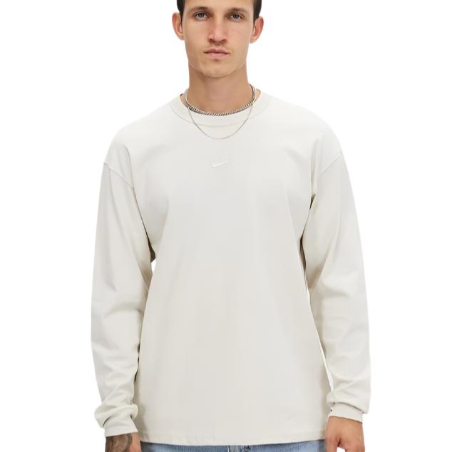 Nike Mens Premium Essentials Long Sleeve Tee - Light Orewood Brown