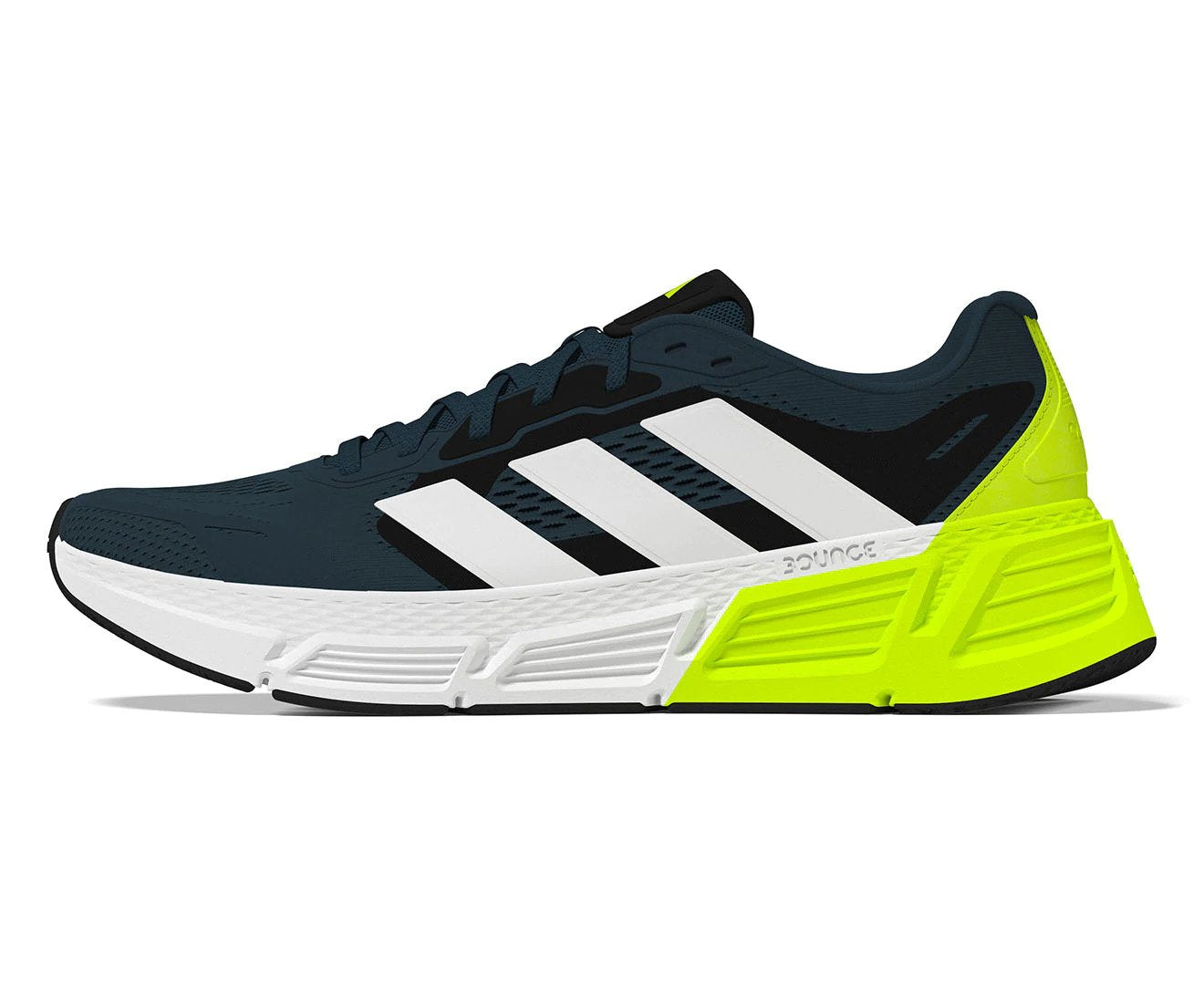 Adidas Men's Questar 2 Running Shoes - Arctic Night/White/Lemon