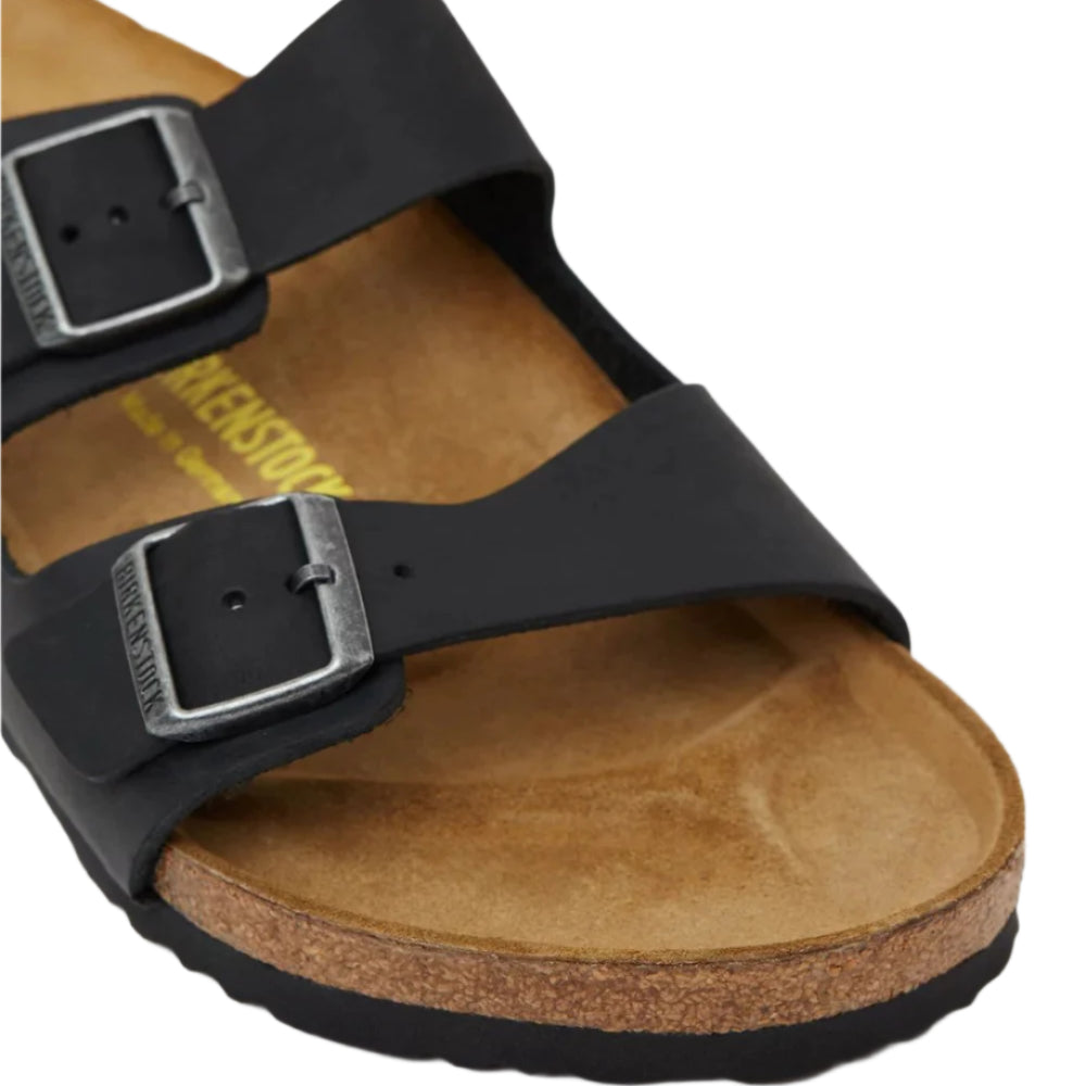 Birkenstock Unisex Regular Fit Arizona - Oiled Leather Black