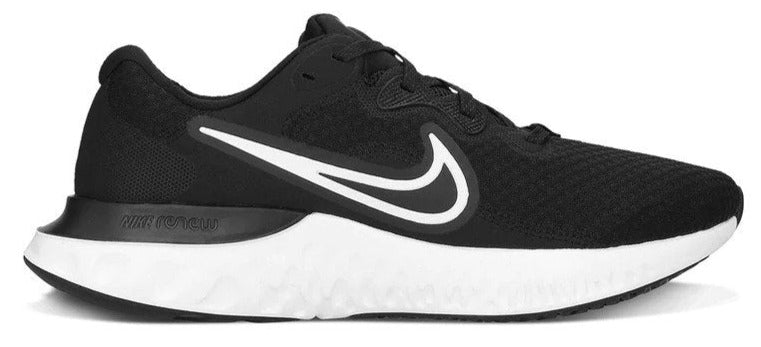 Nike Men's Renew Run 2 Running Shoes - Black/White/Dark Smoke Grey