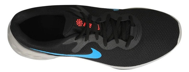 Nike Men's Revolution 6 Next Nature Running Shoes - Black/Laser Blue/Cobblestone