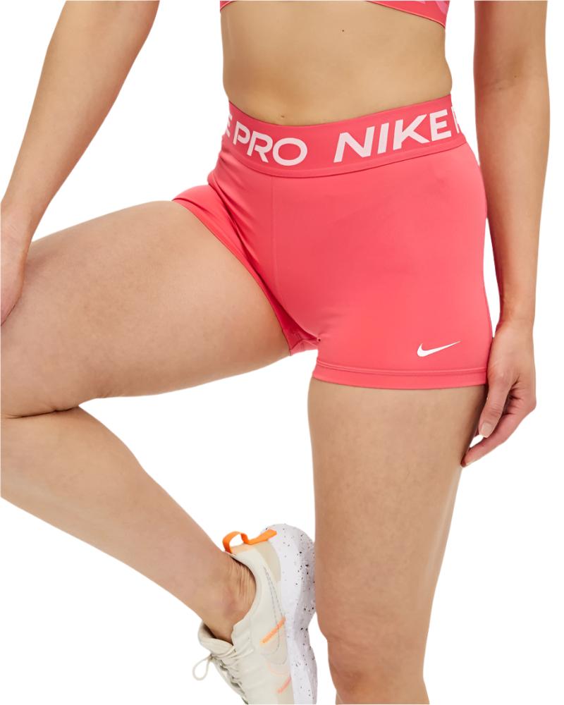 Nike Women's Pro 3" Shorts - Aster Pink/White