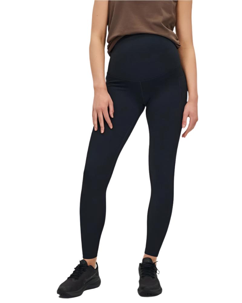 High-Waisted 7/8 Maternity Leggings with Pockets