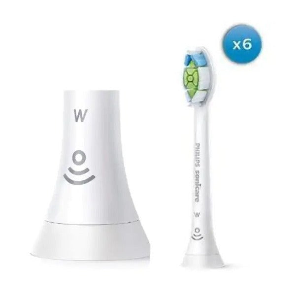 6 Pieces Philips Sonicare W Optimal White Replacement Electric Toothbrush Heads