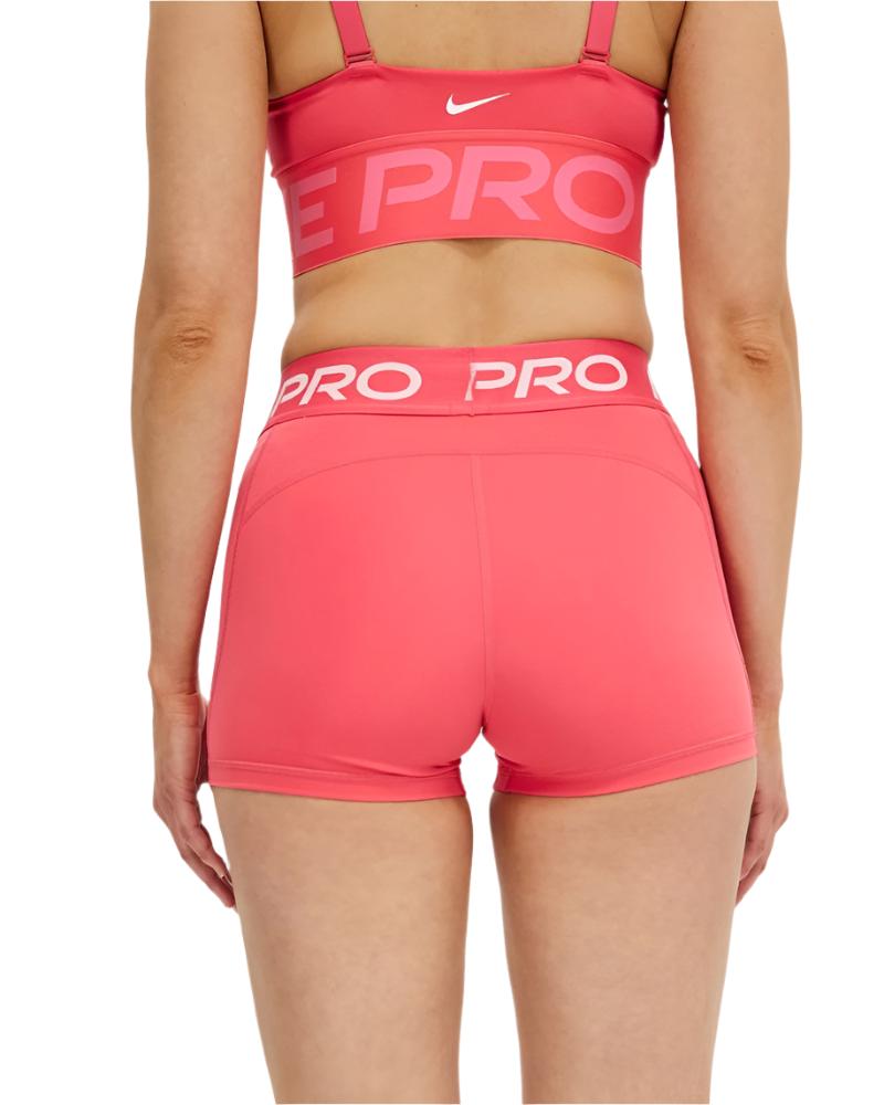 Nike Women's Pro 3" Shorts - Aster Pink/White