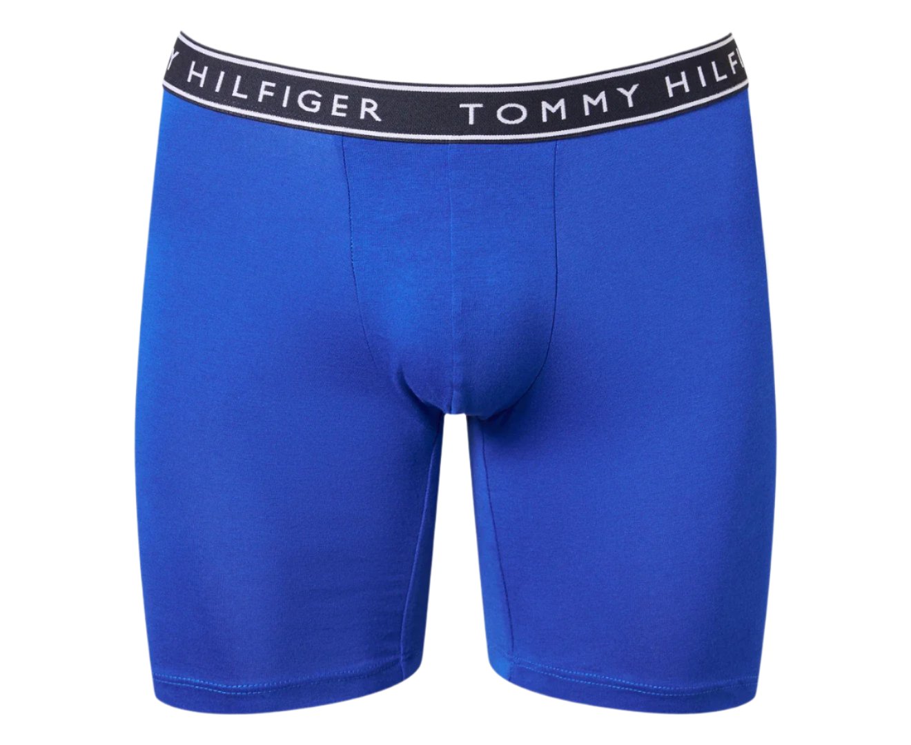 Tommy Hilfiger Men's Cotton Stretch Boxer Briefs 3-Pack - Midnight Blue/Blue/Red